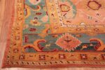 oversized antique oushak turkish rug 49637 corner Nazmiyal