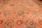 oversized antique oushak turkish rug 49637 field Nazmiyal