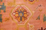 oversized antique oushak turkish rug 49637 flower Nazmiyal
