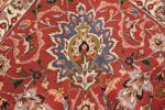 silk and wool fine floral vintage khorassan persian rug 60018 knots Nazmiyal