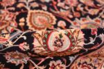 silk and wool fine floral vintage khorassan persian rug 60018 pile Nazmiyal