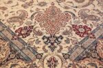 silk and wool large vintage nain persian rug 60029 design Nazmiyal