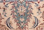 silk and wool large vintage nain persian rug 60029 knots Nazmiyal