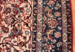 silk and wool vintage isfahan persian rug 49619 border Nazmiyal
