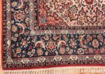 silk and wool vintage isfahan persian rug 49619 corner Nazmiyal