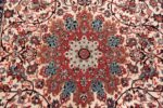 silk and wool vintage isfahan persian rug 49619 medallion Nazmiyal