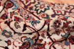 silk and wool vintage isfahan persian rug 49619 pile Nazmiyal