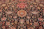 silk and wool vintage khorassan persian rug 60017 boteh Nazmiyal