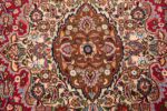 silk and wool vintage khorassan persian rug 60017 brown Nazmiyal