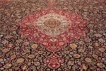 silk and wool vintage khorassan persian rug 60017 medallion Nazmiyal