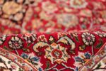silk and wool vintage khorassan persian rug 60017 pile Nazmiyal