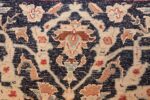 silk and wool vintage nain persian rug 49616 knots Nazmiyal
