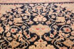 silk and wool vintage nain persian rug 49616 tiara Nazmiyal