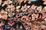 silk and wool vintage tabriz persian rug 60020 pile Nazmiyal
