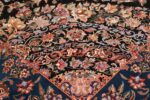 silk and wool vintage tabriz persian rug 60020 row Nazmiyal