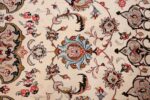 silk large vintage kashan persian rug 60019 blue Nazmiyal