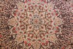 silk large vintage kashan persian rug 60019 center Nazmiyal