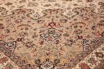 silk large vintage kashan persian rug 60019 detailed Nazmiyal