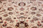 silk large vintage kashan persian rug 60019 shape Nazmiyal