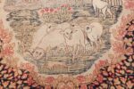 small size antique kerman persian rug 49604 herd Nazmiyal