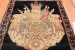 small size antique kerman persian rug 49610 field Nazmiyal