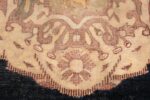 small size antique kerman persian rug 49610 flower Nazmiyal