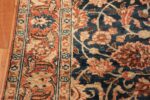 small size antique tabriz persian rug 49646 border Nazmiyal