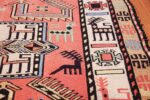 small size silk vintage soumak caucasian 49608 lines Nazmiyal