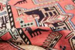 small size silk vintage soumak caucasian 49608 pile Nazmiyal