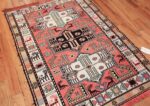small size silk vintage soumak caucasian 49608 side Nazmiyal