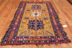 tribal geometric soumak caucasian kilim rug 49607 whole Nazmiyal
