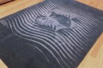 vintage maurtis eschter designed scandinavian fish rug 49663 side Nazmiyal