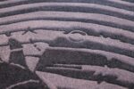 vintage maurtis eschter designed scandinavian fish rug 49663 waves Nazmiyal