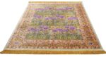 vintage silk floral tabriz persian rug 51180 whole Nazmiyal
