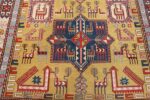 vintage silk soumak caucasian 49609 center Nazmiyal