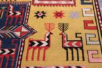vintage silk soumak caucasian 49609 double Nazmiyal
