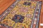 vintage silk soumak caucasian 49609 side Nazmiyal