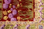 vintage small size silk tabriz persian rug 51178 design Nazmiyal