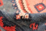 vintage square tribal gabbeh persian rug 49649 pile Nazmiyal