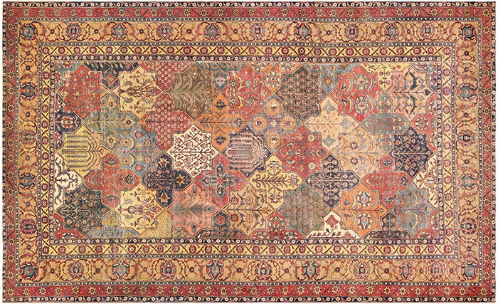 17th Century Persian Khorassan Rug 17th Century Persian Khorassan Rug by Nazmiyal