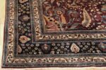 antique purple color persian khorassan rug 49686 corner Nazmiyal