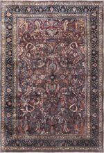 antique purple color persian khorassan rug 49686 Nazmiyal
