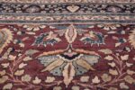 antique purple color persian khorassan rug 49686 wreath Nazmiyal