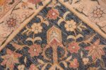antique room size diamond design persian kerman rug 49680 knots
