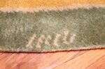 antique round french art deco rug by leleu 49693 signature Nazmiyal