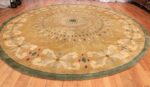 antique round french art deco rug by leleu 49693 whole Nazmiyal