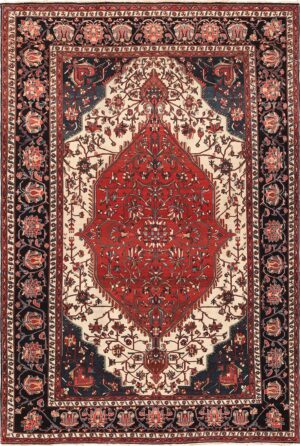 Small Size Fine Antique Persian Sarouk Farahan Rug 49673 by nazmiyal