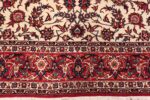 antique wide hallway gallery size persian isfahan rug 60045 border Nazmiyal