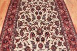 antique wide hallway gallery size persian isfahan rug 60045 middle Nazmiyal