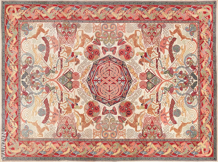 Celtic Rugs by George Bain by Nazmiyal
